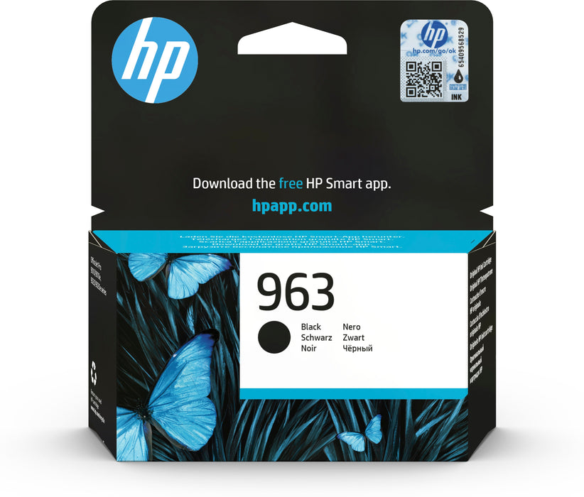 EAN 0192545866477 - HP 963 Black Original Ink Cartridge cartucho de tinta 1 pieza(s) Rendimiento estándar imagen 1