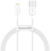 EAN 6953156205413 - Baseus CALYS-A02 cable de teléfono móvil Blanco 1 m USB A Lightning imagen 1