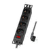 EAN 4052792046601 - LogiLink PDU4B01 unidad de distribución de energía (PDU) 4 salidas AC 1U Negro imagen 2