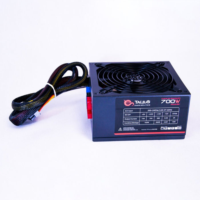 EAN 8436550232394 - TALIUS TAL-PSU700WMOD unidad de fuente de alimentación 20+4 pin ATX ATX Negro, Rojo imagen 3