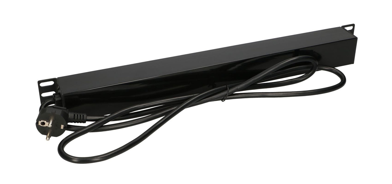 EAN 5903148912967 - Extralink 19\" 1U 7 SOCKET EU TYPE POWER PDU WITH SWITCH PDU 7-EU Regleta eléctrica imagen 2