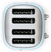 EAN 8017709263379 - Smeg TSF03PBEU tostadora 6 4 rebanada(s) 2000 W Azul imagen 4
