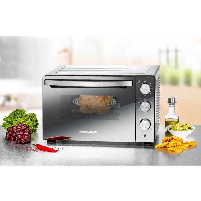 EAN 4001797274106 - Rommelsbacher BGS 1500 horno tostador 30 L Negro, Plata Parrilla imagen 4