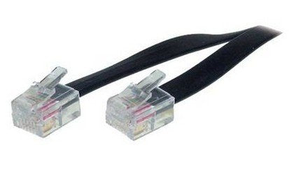 EAN 4017538006325 - S/CONN 3m RJ12 Negro, Transparente imagen 1