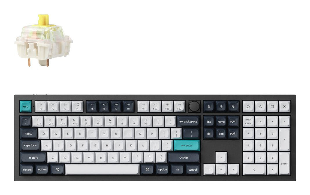 EAN 4895248869955 - Keychron Q6 Max teclado Universal USB + RF Wireless + Bluetooth QWERTZ Alemán Negro, Blanco imagen 1