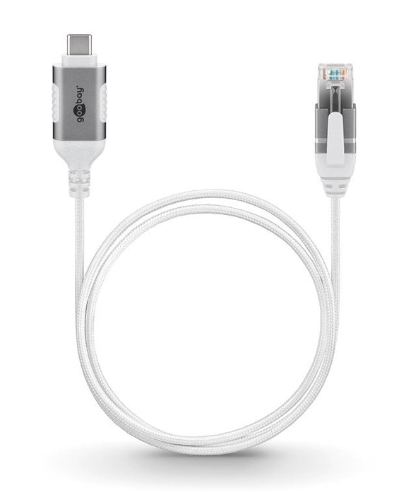 EAN 4040849743856 - Goobay 74385 cambiador de género para cable USB 3.1 type A RJ45 Blanco imagen 5