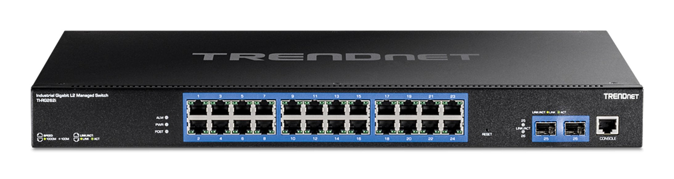 EAN 0710931162745 - Trendnet TI-RG262I switch Gestionado Gigabit Ethernet (10/100/1000) 1U Negro imagen 2
