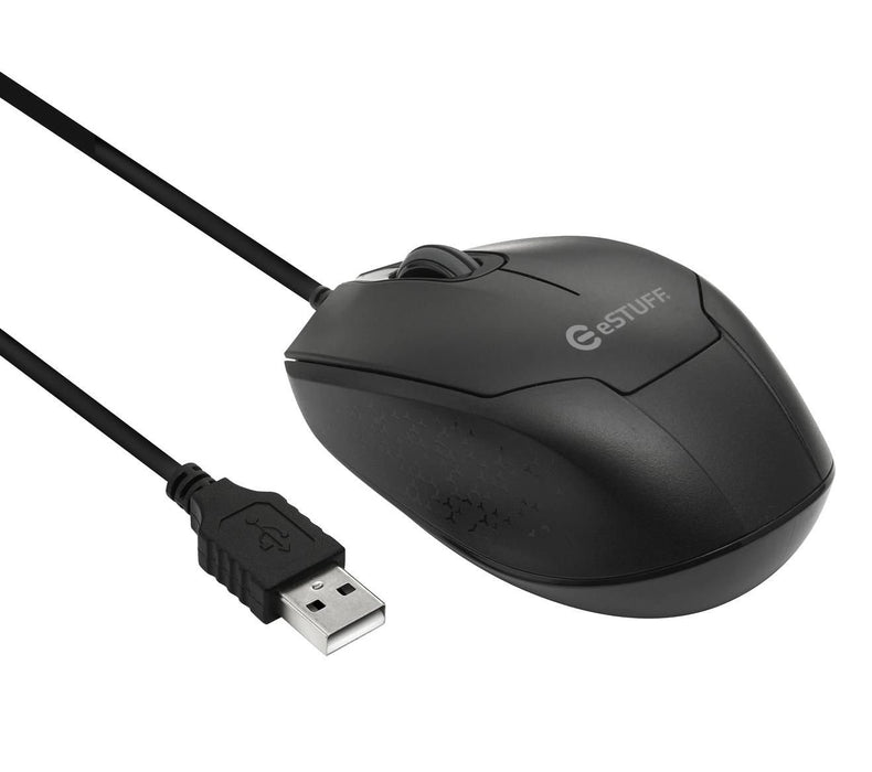 EAN 5704174593621 - eSTUFF GLB213002 ratón Oficina Ambidextro USB tipo A Óptico 1200 DPI imagen 1