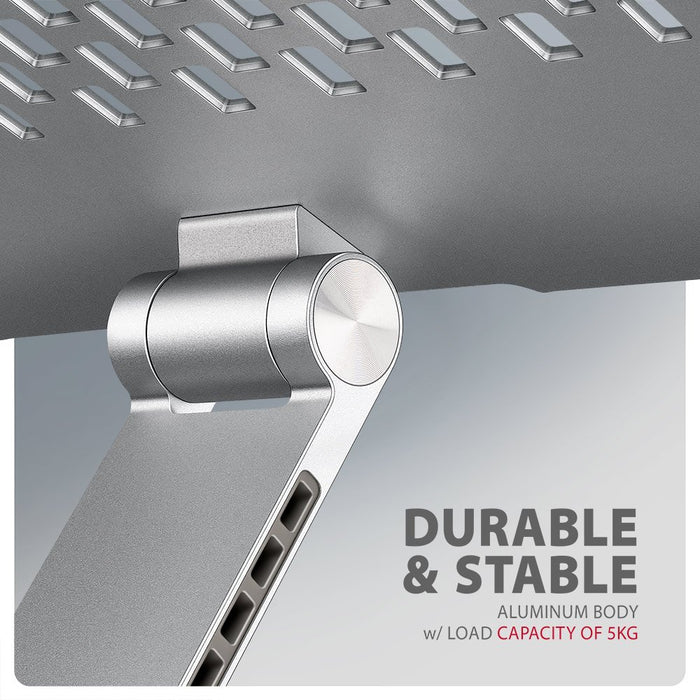 EAN 8595247908650 - Axagon STND-LR soporte para ordenador portátil Mesita plegable para ordenador portátil Plata 43,9 cm (17. imagen 20