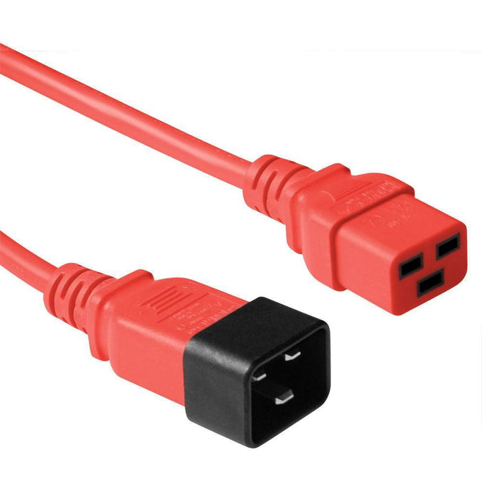 EAN 5715063079775 - Microconnect PE2019R09 cable de transmisión Rojo 0,9 m C20 acoplador C19 acoplador imagen 1