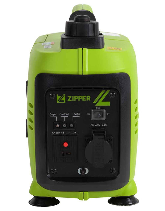 EAN 9120039234786 - Zipper ZI-STE1000INV motor-generador 800 W 1,55 L Gasolina Negro, Verde imagen 3