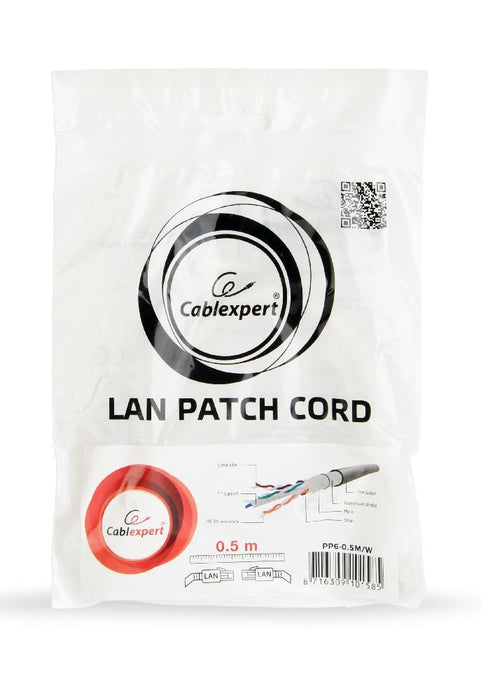 EAN 8716309101578 - Gembird PP6-0.25M/W cable de red Blanco 0,25 m Cat6 F/UTP (FTP) imagen 5