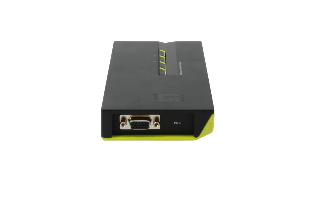 EAN 0878742003708 - LevelOne KVM-0422 interruptor KVM Negro, Verde imagen 5
