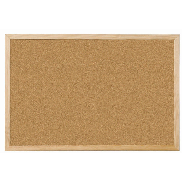 EAN 5705831261143 - Q-CONNECT KF26114 tablón de anuncio Tablón de anuncios fijo Marrón Corcho imagen 1