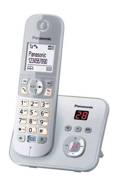 EAN 5025232731817 - Panasonic KX-TG6823 Teléfono DECT Identificador de llamadas Plata, Blanco imagen 2
