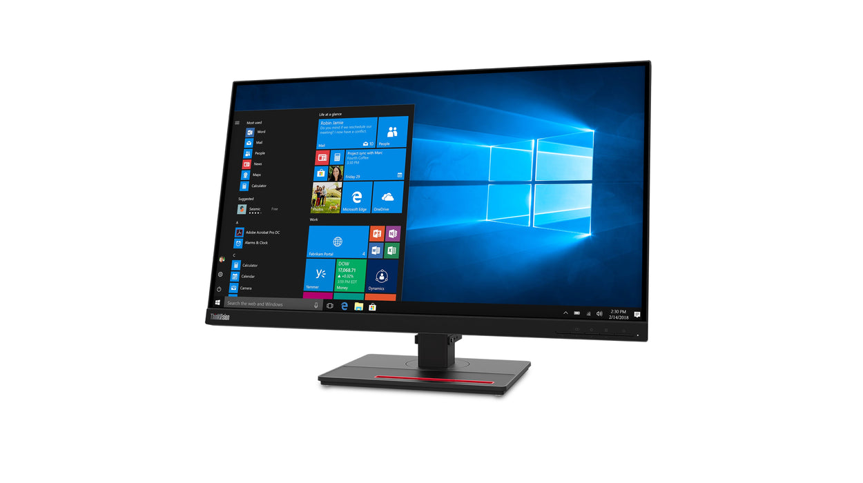 EAN 0193638970255 - Lenovo ThinkVision T27q-20 pantalla para PC 68,6 cm (27") 2560 x 1440 Pixeles Quad HD LCD Negro imagen 9