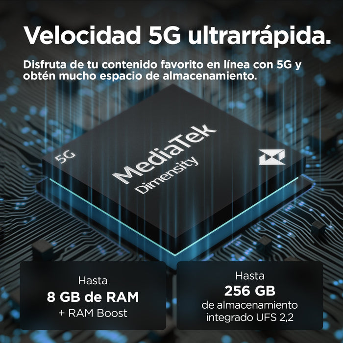 EAN 0840023274848 - Motorola moto g55 5G 16,5 cm (6.49") SIM doble Android 14 USB Tipo C 8 GB 256 GB 5000 mAh Púrpura imagen 9