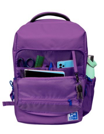 EAN 8427291045794 - Oxford 400174095 mochila Mochila informal Lila Polietileno imagen 2