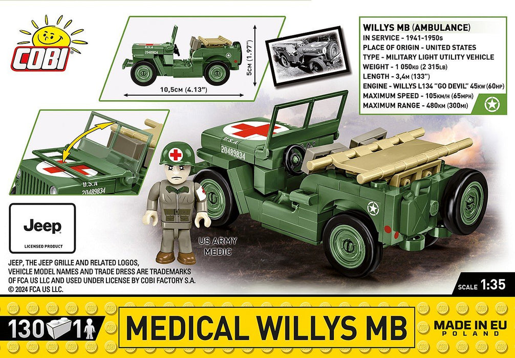 EAN 5902251022952 - COBI Medical Willys MB imagen 3