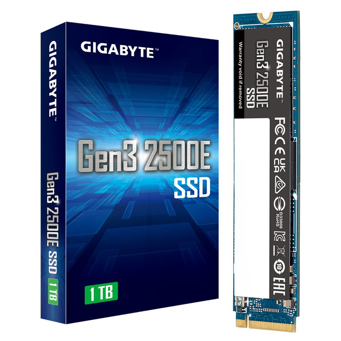 EAN 4719331844387 - GIGABYTE Gen3 2500E SSD 1TB M.2 PCI Express 3.0 NVMe 3D NAND imagen 1