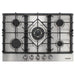 EAN 5608475027871 - Haeger PG-5GI.006A hobs Negro, Acero inoxidable Integrado 75 cm Encimera de gas 5 zona(s) imagen 1