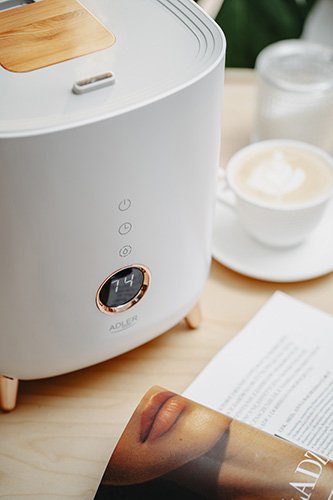 EAN 5905575900449 - Adler AD 7972 humidificador Ultrasónica 4 L Blanco 23 W imagen 13