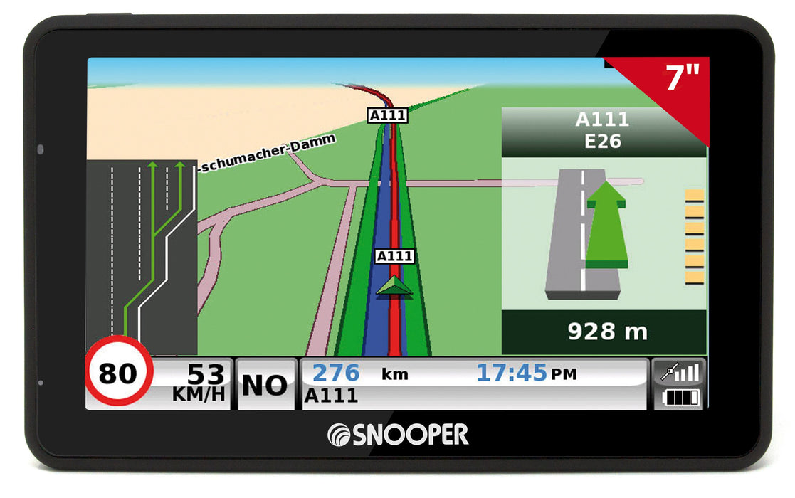 EAN 5019896690115 - Snooper PRO S6900 LKW navegador Fijo 17,8 cm (7") LCD Pantalla táctil 322 g Negro imagen 10