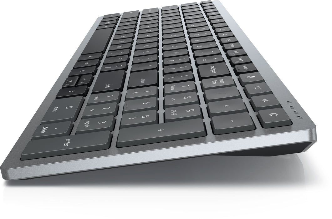 EAN 0884116434221 - DELL KB740 teclado Oficina RF Wireless + Bluetooth Internacional de EE.UU. Gris, Negro imagen 3