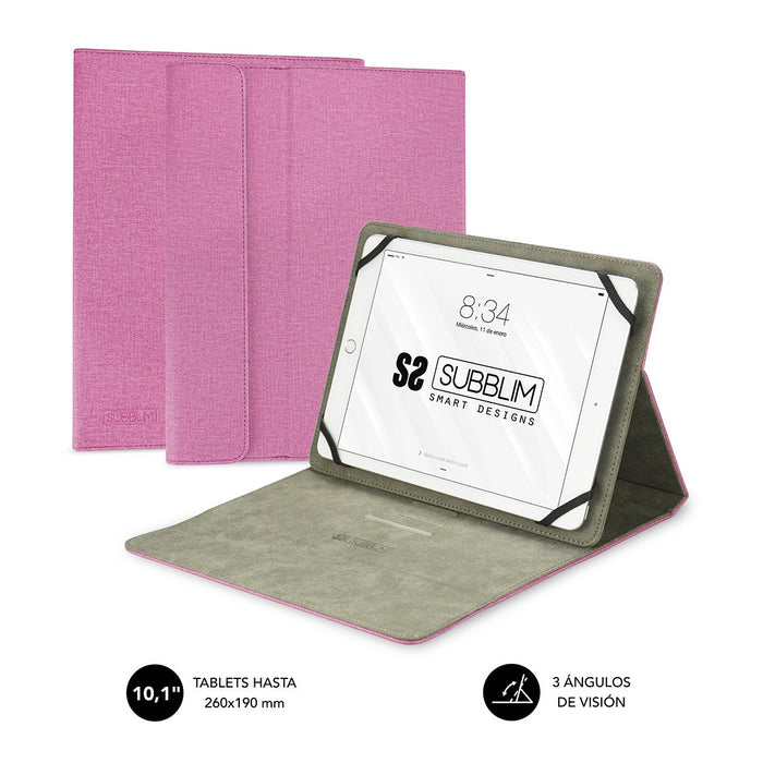 EAN 8436586740818 - SUBBLIM SUB-CUT-1CT003 funda para tablet 25,6 cm (10.1") Folio Rosa imagen 1