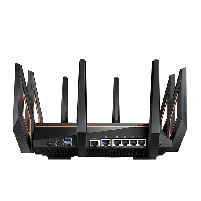 EAN 4718017064774 - ASUS GT-AX11000 router inalámbrico Gigabit Ethernet Tribanda (2,4 GHz/5 GHz/5 GHz) Negro imagen 3