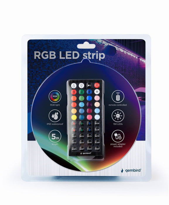 EAN 8716309113298 - Gembird LED-S-RGB500-01 cinta luminosa 17 W 5000 mm imagen 7
