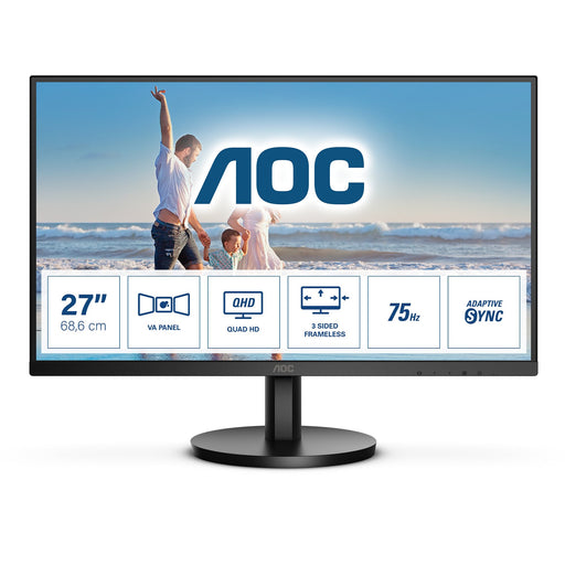 EAN 4038986180429 - AOC Q27B3MA LED display 68,6 cm (27") 2560 x 1440 Pixeles Quad HD Negro imagen 1