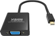 EAN 4979356000001 - Vision TC-MDPVGA/BL adaptador de cable de vídeo Mini DisplayPort VGA (D-Sub) Negro imagen 6