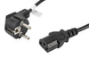 EAN 5901969409734 - Lanberg CA-C13C-11CC-0018-BK cable de transmisión Negro 1,8 m C13 acoplador CEE7/7 imagen 1