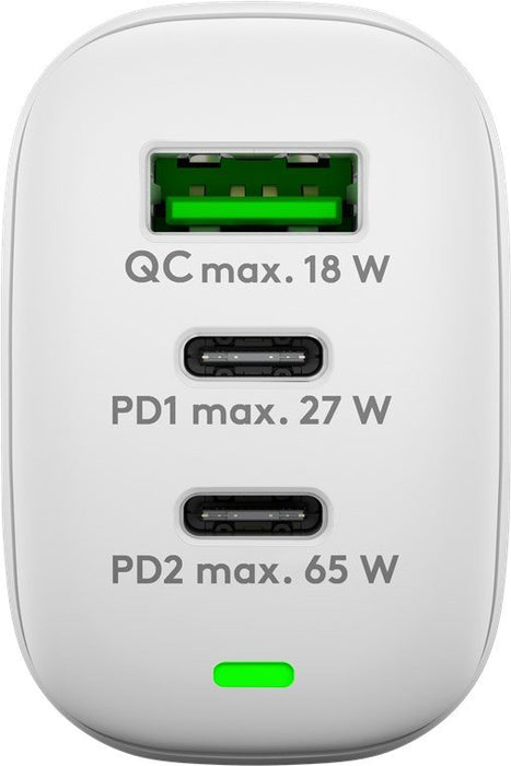 EAN 4040849654084 - Goobay 65408 cargador de dispositivo móvil Auriculares, Portátil, Smartphone, Tableta Blanco Corriente al imagen 3