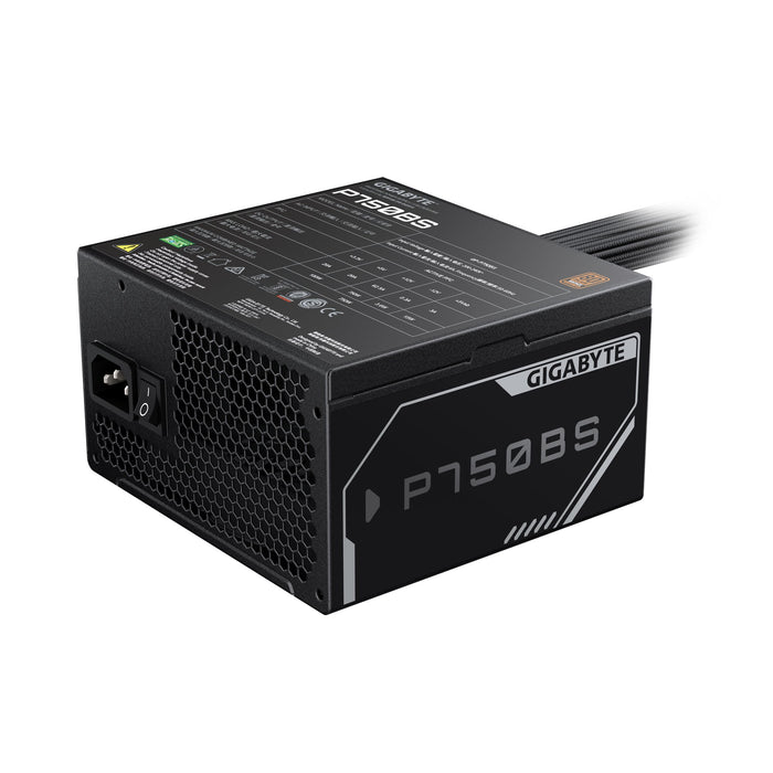EAN 4719331555238 - GIGABYTE P750BS unidad de fuente de alimentación 750 W 20+4 pin ATX Negro imagen 4