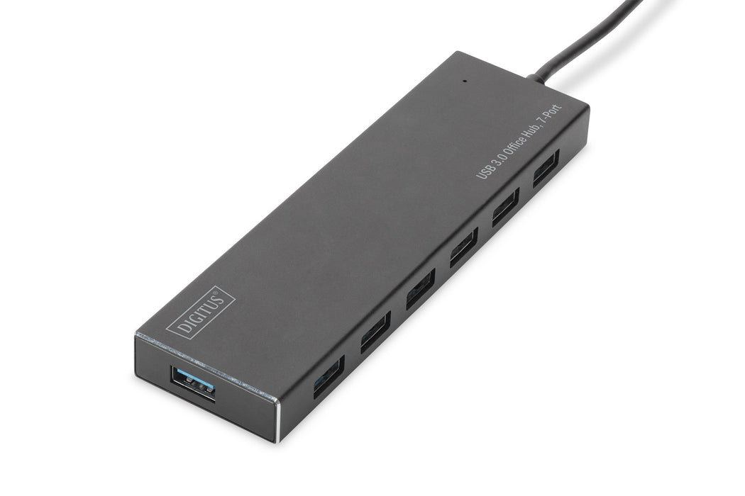 EAN 4016032447474 - Digitus DA-70241-1 hub de interfaz USB 3.2 Gen 1 (3.1 Gen 1) Type-A 5000 Mbit/s Gris imagen 1