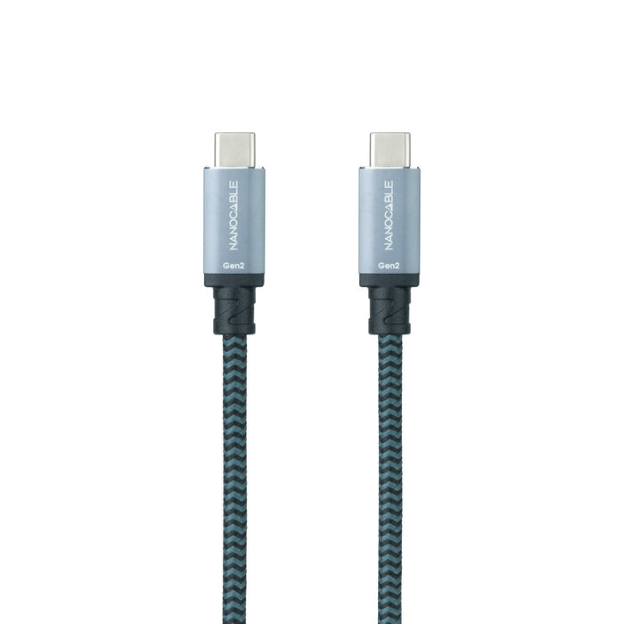 EAN 8433281012523 - Nanocable 10.01.4102-COMB cable USB USB 3.2 Gen 2 (3.1 Gen 2) USB C Negro, Gris imagen 2