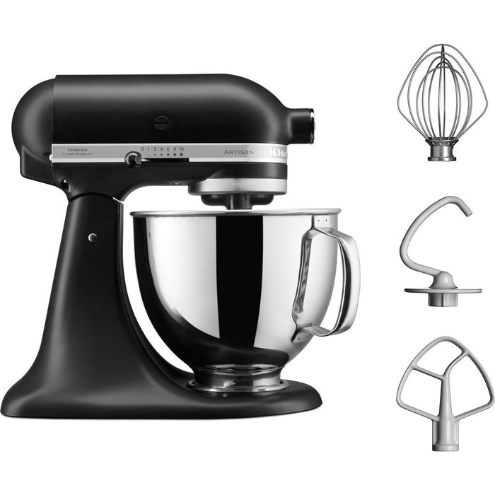EAN 5413184001162 - KitchenAid 5KSM125EBM robot de cocina 300 W 4,8 L Negro imagen 2
