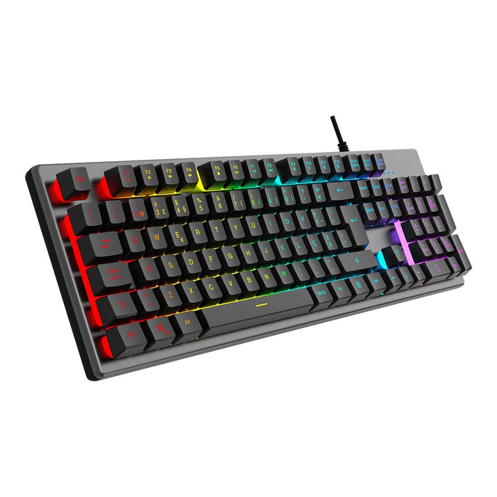 EAN 6974560220236 - UNYKAch UK505450 teclado Juego USB QWERTY Portugués Gris imagen 3