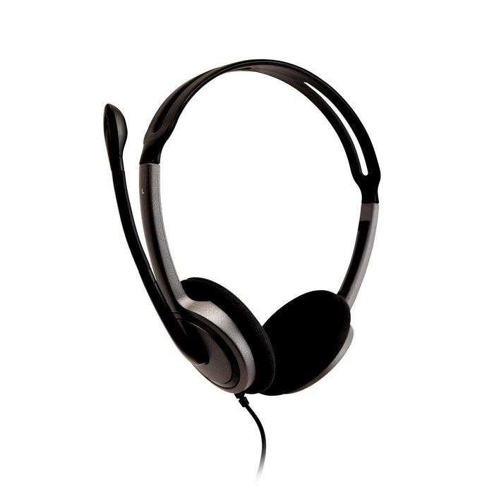 EAN 0662919104059 - V7 HA212-2EP auricular y casco Auriculares Alámbrico Diadema Llamadas/Música Negro, Plata imagen 3