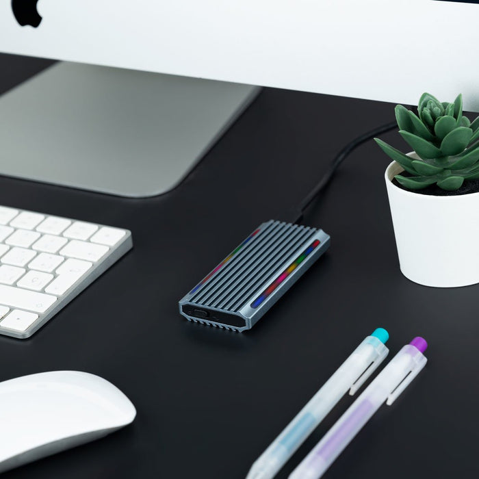 EAN 8433281011366 - TooQ Shinobi Caja externa para unidad de estado sólido (SSD) Gris M.2 imagen 7