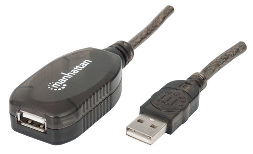 EAN 0766623150958 - Manhattan 150958 cable USB USB 2.0 20 m USB A Negro imagen 1