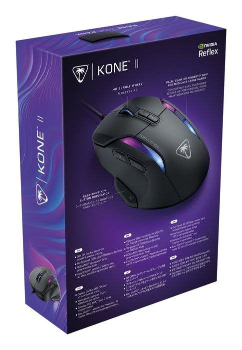 EAN 0731855710027 - Turtle Beach Kone II ratón Juego mano derecha USB tipo A Óptico 26000 DPI imagen 10