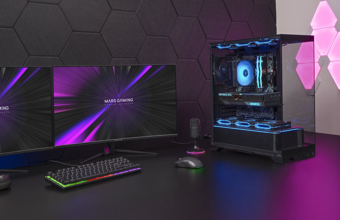 EAN 8435693112983 - Mars Gaming MCPRISMA carcasa de ordenador Midi Tower Negro imagen 12