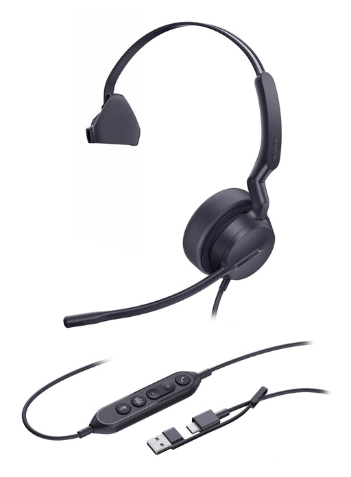 EAN 6938818323087 - Yealink UH42 Mono Teams USB-C/A Auriculares Alámbrico Diadema Llamadas/Música USB Type-C / USB Type-A Neg imagen 2