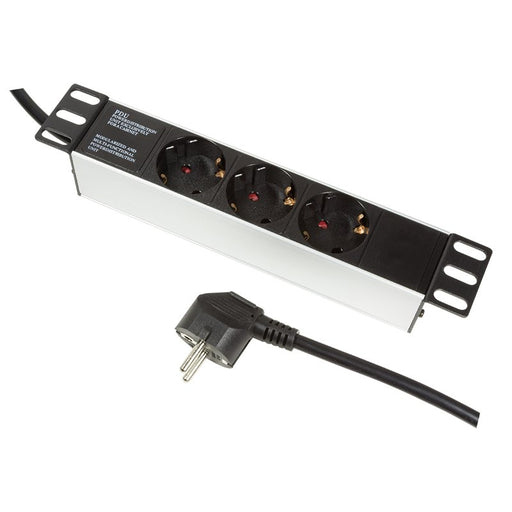 EAN 4052792026719 - LogiLink PDU3B01 unidad de distribución de energía (PDU) 3 salidas AC 1U Negro imagen 2
