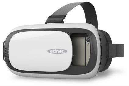 EAN 4054007870001 - Ednet 87000 dispositivo de visualización montado en un casco Gafas de realidad virtual 300 g Negro, Gris, imagen 6