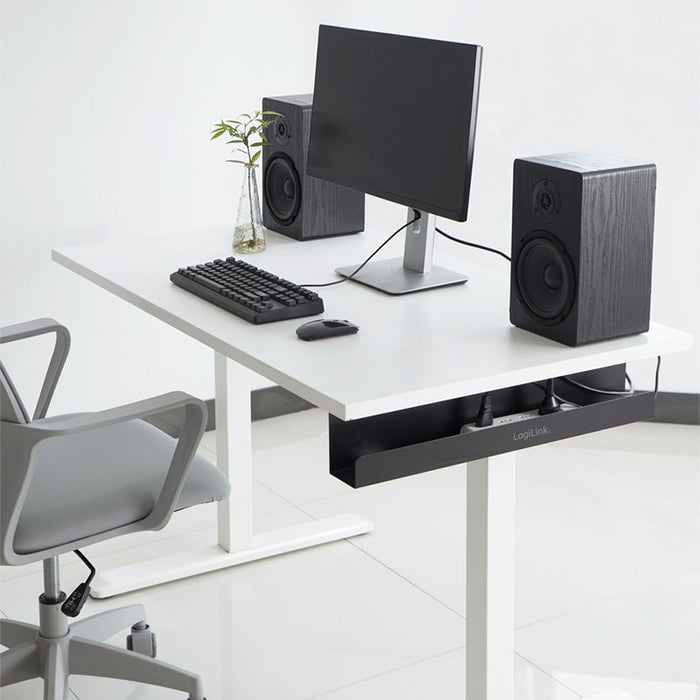 EAN 4052792061390 - LogiLink KAB0070 organizador de cables Escritorio Bandeja de cables Negro 1 pieza(s) imagen 8