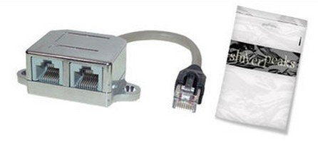 EAN 4017538051745 - shiverpeaks Сat5e RJ45-2x RJ45 cable de red Negro, Plata 0,1 m imagen 1